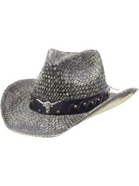 Men's Brown Pull-On Lightweight Outdoor Wide Brim Shapeable Cowboy Hats